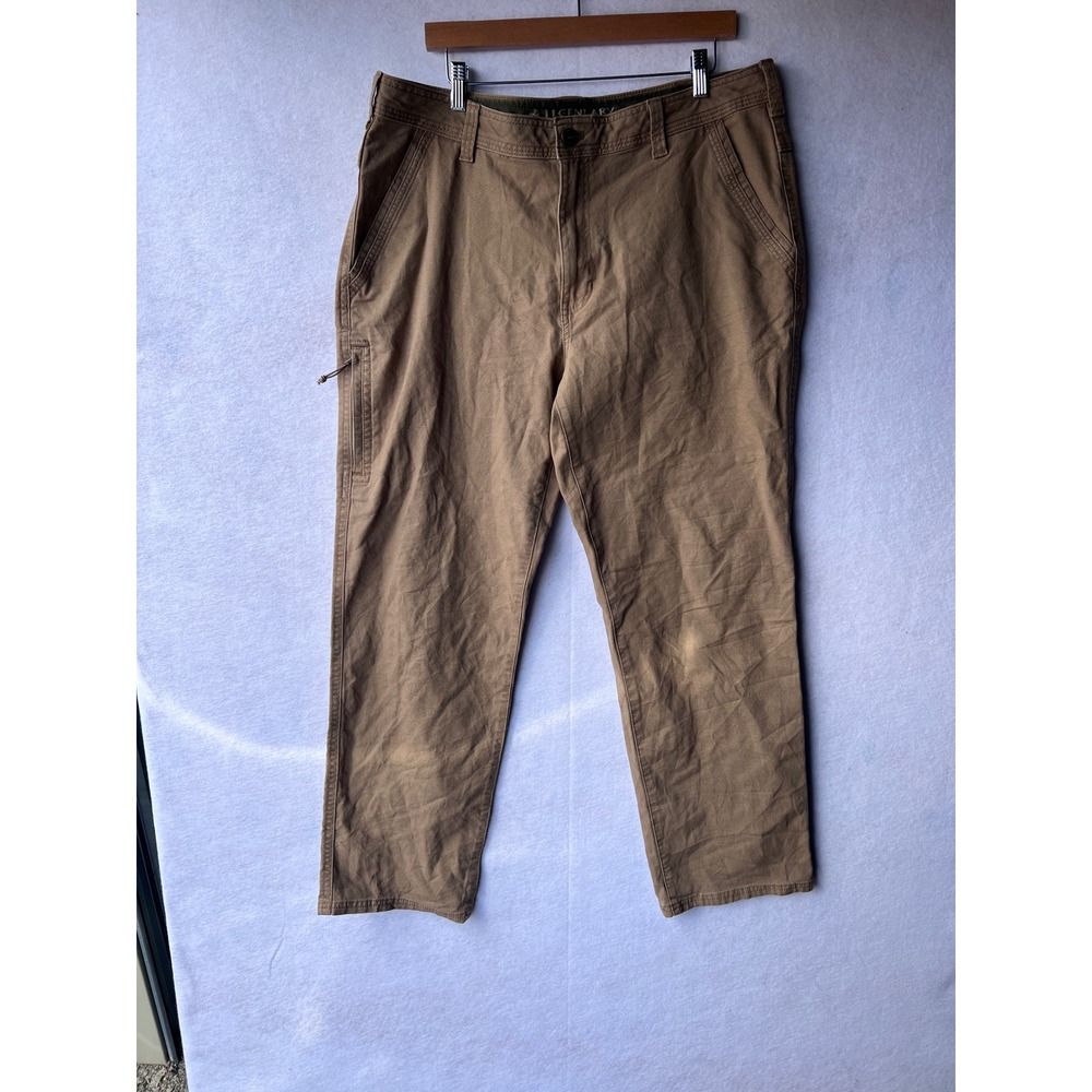 Legendary Outfitters Mens Canvas Work Pants Straight Leg 38x32 Utility Pocket